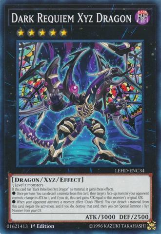 Dark Requiem Xyz Dragon [LEHD-ENC34] Common - Card Brawlers | Quebec | Canada | Yu-Gi-Oh!