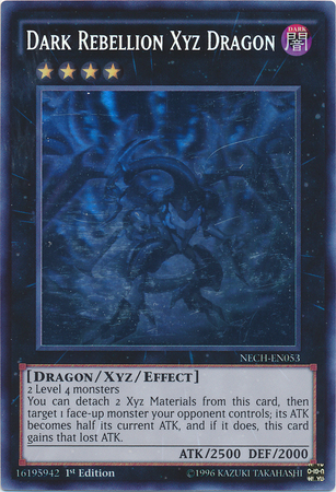 Dark Rebellion Xyz Dragon [NECH-EN053] Ghost Rare - Card Brawlers | Quebec | Canada | Yu-Gi-Oh!
