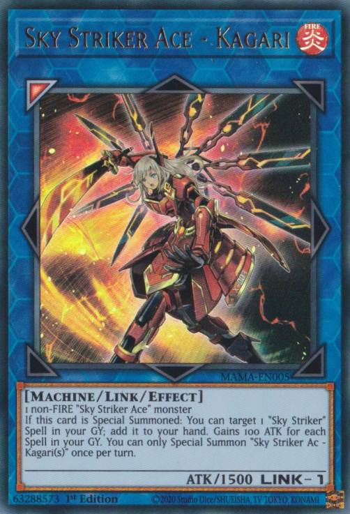 Sky Striker Ace - Kagari [MAMA-EN005] Ultra Rare - Card Brawlers | Quebec | Canada | Yu-Gi-Oh!