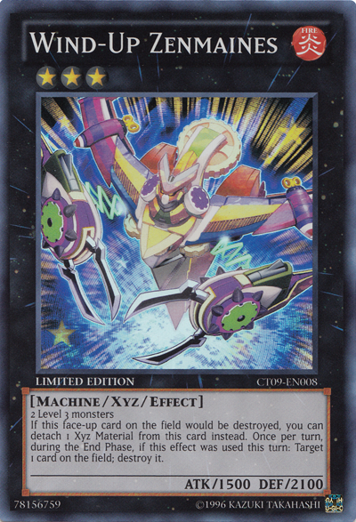 Wind-Up Zenmaines [CT09-EN008] Super Rare - Yu-Gi-Oh! - Card Brawlers | Quebec | Canada |