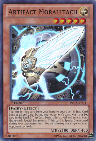 Artifact Moralltach [PRIO-EN011] Super Rare - Yu-Gi-Oh! - Card Brawlers | Quebec | Canada |