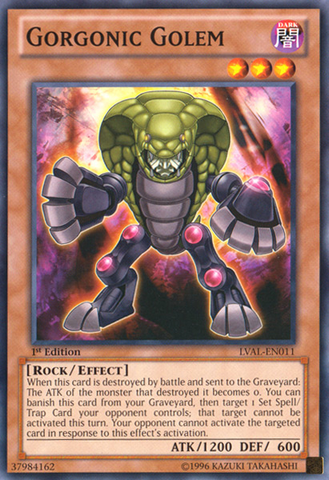 Gorgonic Golem [LVAL-EN011] Common - Yu-Gi-Oh! - Card Brawlers | Quebec | Canada |