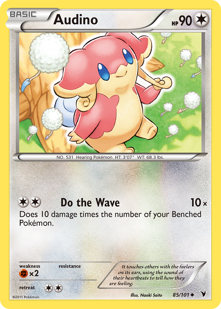 Audino (85/101) [Black & White: Noble Victories] - Card Brawlers | Quebec | Canada | Yu-Gi-Oh!