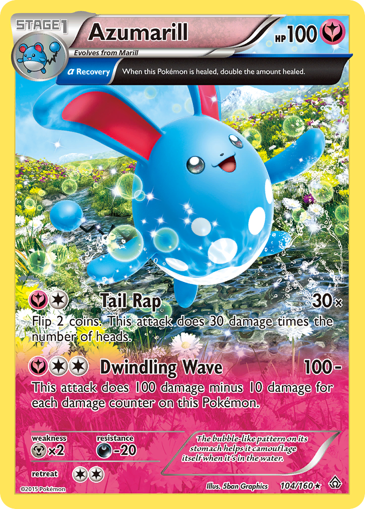 Azumarill (104/160) [XY: Primal Clash] - Card Brawlers | Quebec | Canada | Yu-Gi-Oh!