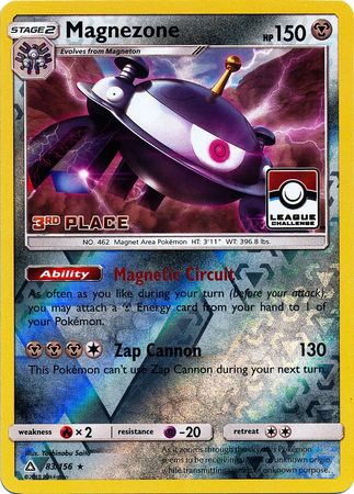 Magnezone (83/156) (League Promo 3rd Place) [Sun & Moon: Ultra Prism] - Card Brawlers | Quebec | Canada | Yu-Gi-Oh!