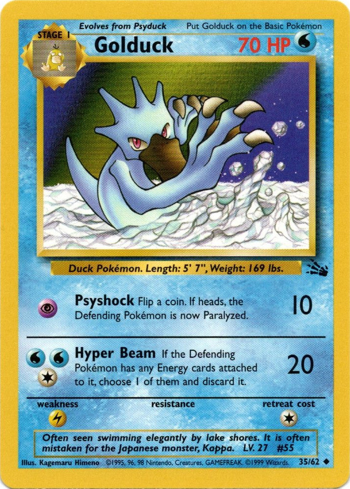 Golduck (35/62) [Fossil Unlimited] - Card Brawlers | Quebec | Canada | Yu-Gi-Oh!
