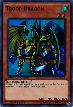 Troop Dragon [SBSC-EN006] Super Rare - Card Brawlers | Quebec | Canada | Yu-Gi-Oh!