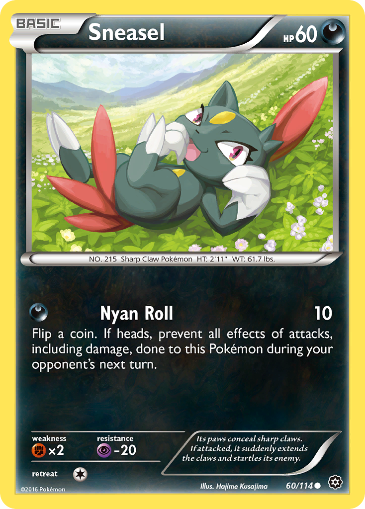 Sneasel (60/114) [XY: Steam Siege] - Card Brawlers | Quebec | Canada | Yu-Gi-Oh!
