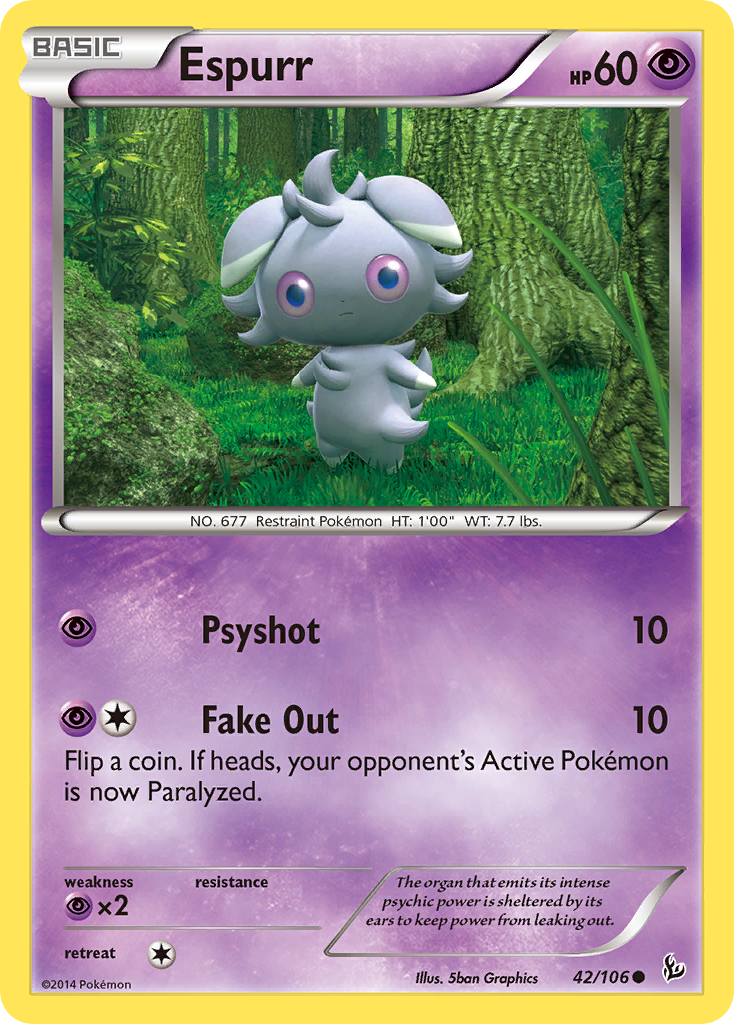 Espurr (42/106) [XY: Flashfire] - Card Brawlers | Quebec | Canada | Yu-Gi-Oh!