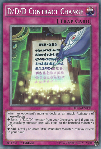 D/D/D Contract Change [DOCS-EN068] Common - Card Brawlers | Quebec | Canada | Yu-Gi-Oh!