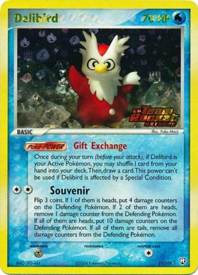 Delibird (21/109) (Stamped) [EX: Team Rocket Returns] - Card Brawlers | Quebec | Canada | Yu-Gi-Oh!