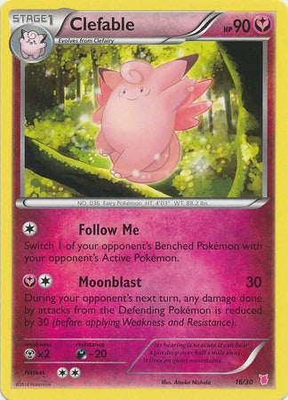 Clefable (16/30) [XY: Trainer Kit 1 - Wigglytuff] - Card Brawlers | Quebec | Canada | Yu-Gi-Oh!