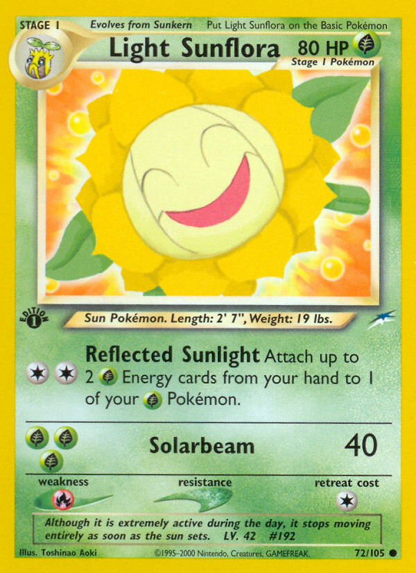 Light Sunflora (72/105) [Neo Destiny 1st Edition] - Card Brawlers | Quebec | Canada | Yu-Gi-Oh!