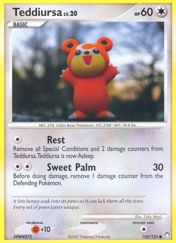 Teddiursa (105/123) [Diamond & Pearl: Mysterious Treasures] - Card Brawlers | Quebec | Canada | Yu-Gi-Oh!