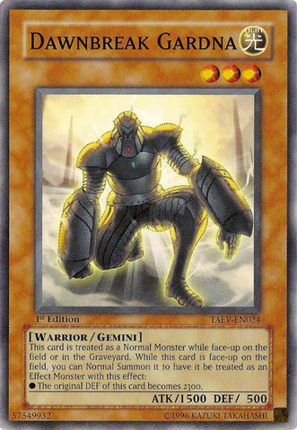 Dawnbreak Gardna [TAEV-EN024] Common - Card Brawlers | Quebec | Canada | Yu-Gi-Oh!