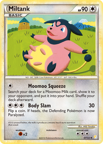 Miltank (47/123) [HeartGold & SoulSilver: Base Set] - Card Brawlers | Quebec | Canada | Yu-Gi-Oh!