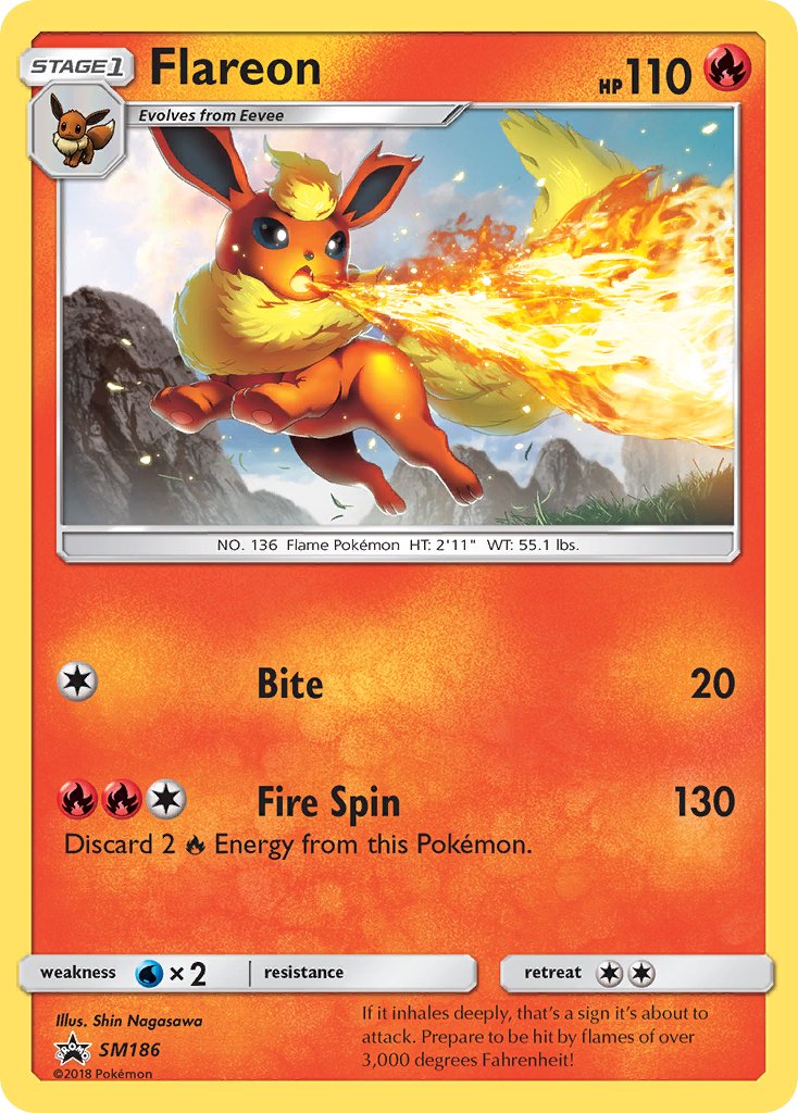 Flareon (SM186) [Sun & Moon: Black Star Promos] - Card Brawlers | Quebec | Canada | Yu-Gi-Oh!