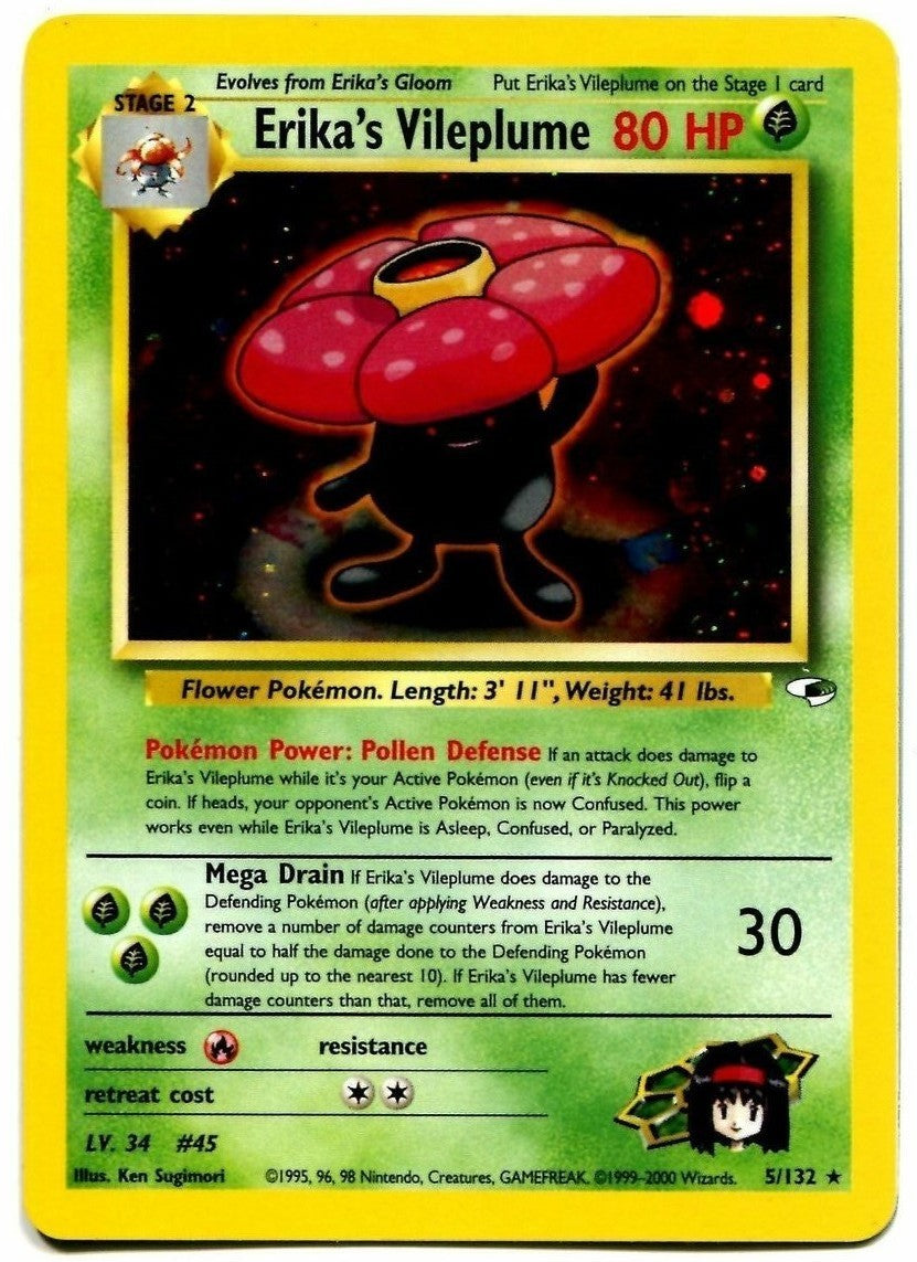 Erika's Vileplume (5/132) [Gym Heroes Unlimited] - Card Brawlers | Quebec | Canada | Yu-Gi-Oh!