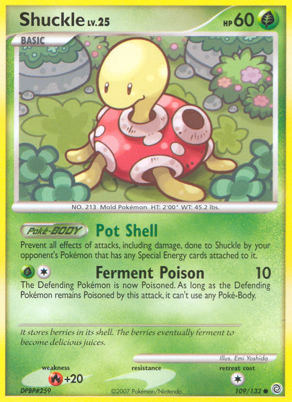 Shuckle (109/132) [Diamond & Pearl: Secret Wonders] - Card Brawlers | Quebec | Canada | Yu-Gi-Oh!