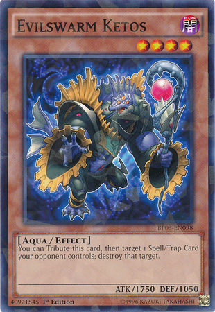 Evilswarm Ketos [BP03-EN098] Shatterfoil Rare - Card Brawlers | Quebec | Canada | Yu-Gi-Oh!