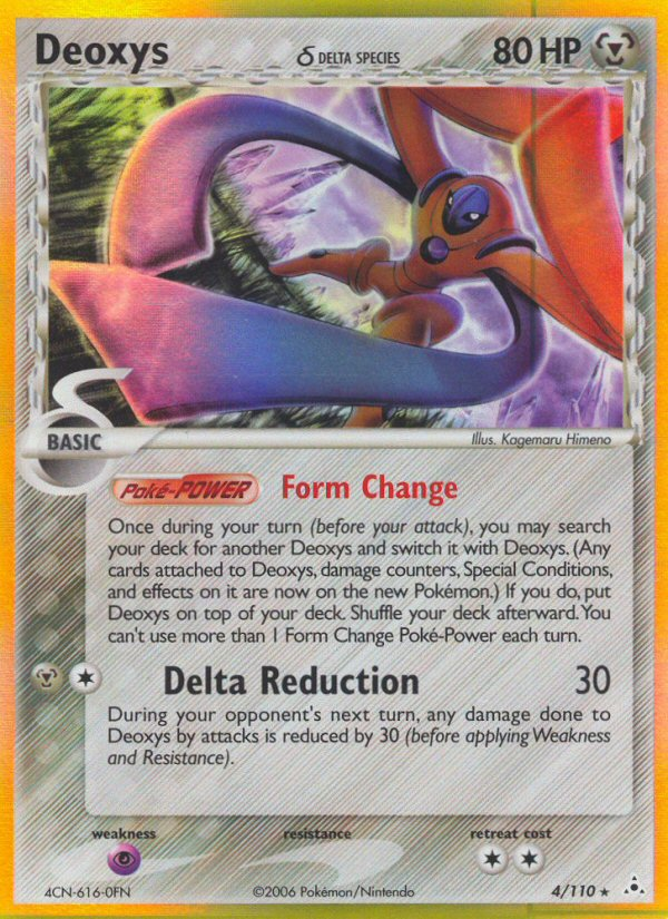 Deoxys (4/110) (Delta Species) [EX: Holon Phantoms] - Card Brawlers | Quebec | Canada | Yu-Gi-Oh!