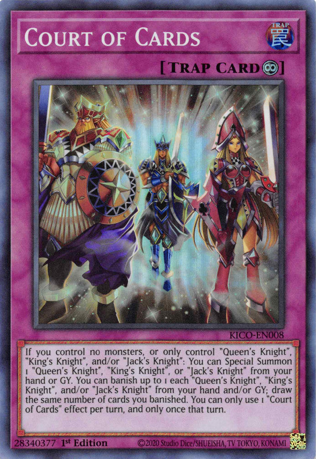 Court of Cards (Super Rare) [KICO-EN008] Super Rare - Card Brawlers | Quebec | Canada | Yu-Gi-Oh!