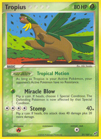 Tropius (27/107) [EX: Deoxys] - Card Brawlers | Quebec | Canada | Yu-Gi-Oh!