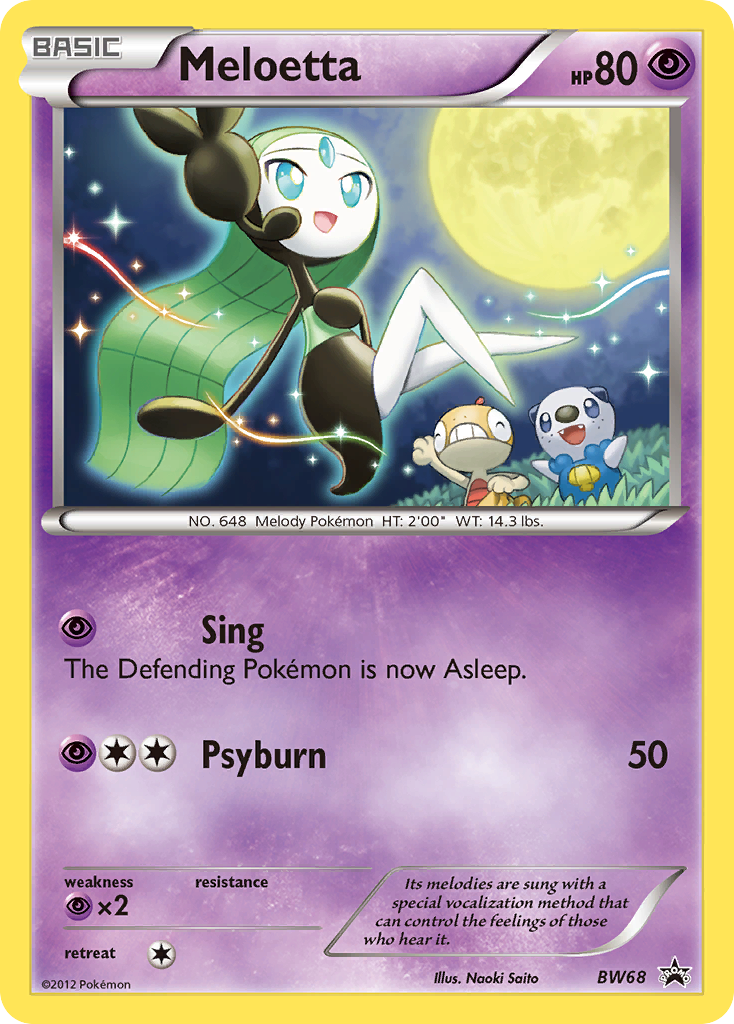 Meloetta (BW68) [Black & White: Black Star Promos] - Card Brawlers | Quebec | Canada | Yu-Gi-Oh!