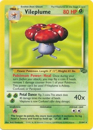 Vileplume (31/64) [Jungle Unlimited] - Card Brawlers | Quebec | Canada | Yu-Gi-Oh!