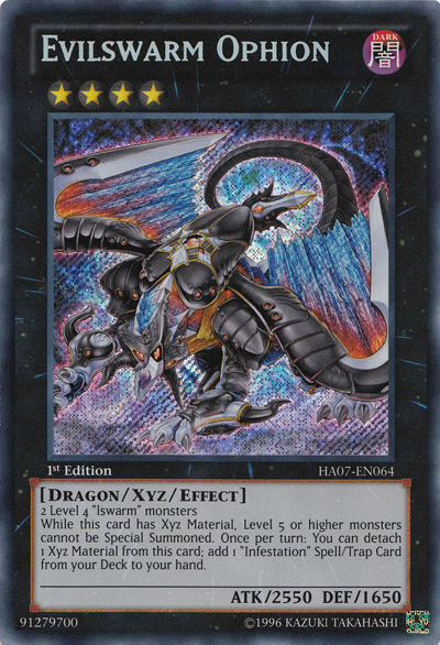 Evilswarm Ophion [HA07-EN064] Secret Rare - Card Brawlers | Quebec | Canada | Yu-Gi-Oh!