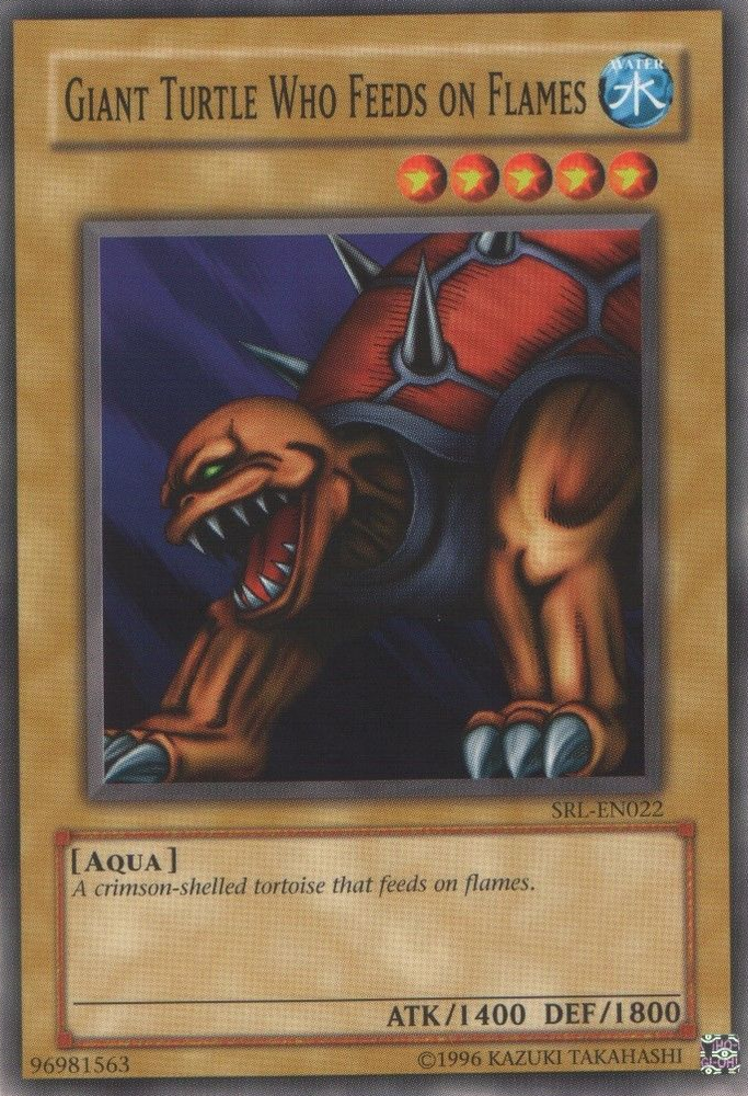 Giant Turtle Who Feeds on Flames [SRL-022] Common - Yu-Gi-Oh! - Card Brawlers | Quebec | Canada |