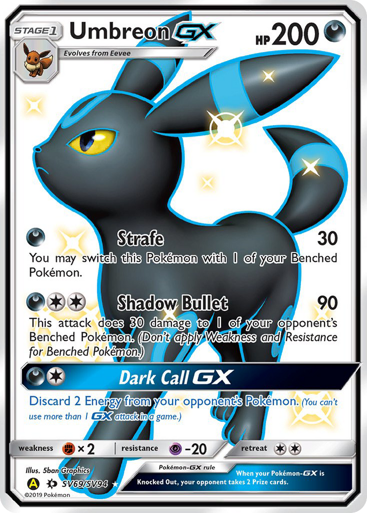 Umbreon GX (SV69/SV94) [Sun & Moon: Hidden Fates - Shiny Vault] - Card Brawlers | Quebec | Canada | Yu-Gi-Oh!