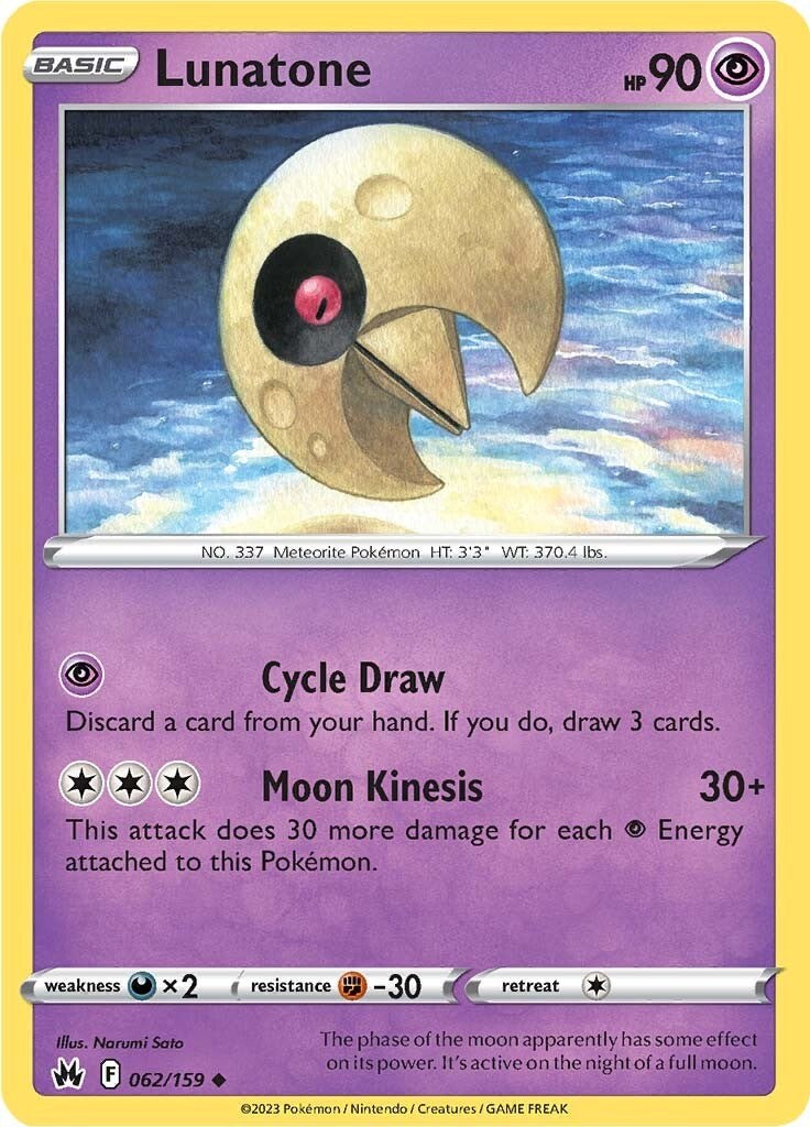 Lunatone (062/159) [Sword & Shield: Crown Zenith] - Card Brawlers | Quebec | Canada | Yu-Gi-Oh!