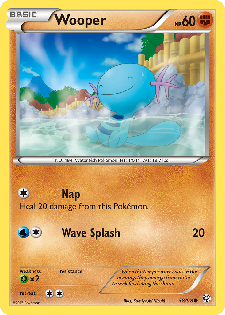 Wooper (38/98) [XY: Ancient Origins] - Card Brawlers | Quebec | Canada | Yu-Gi-Oh!
