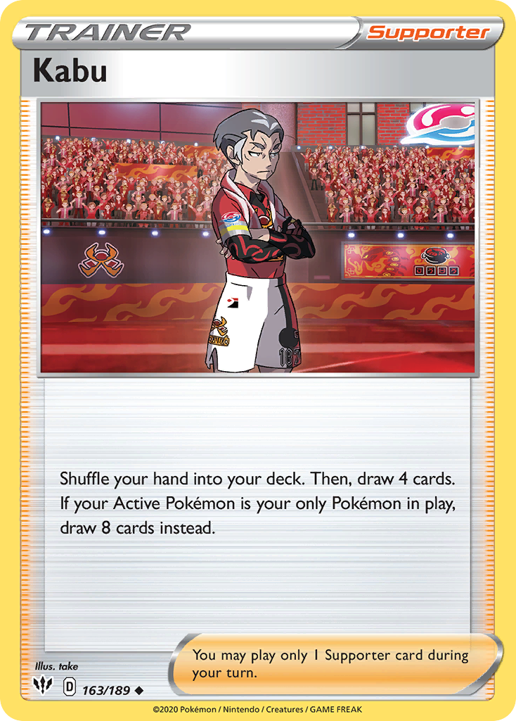Kabu (163/189) [Sword & Shield: Darkness Ablaze] - Card Brawlers | Quebec | Canada | Yu-Gi-Oh!