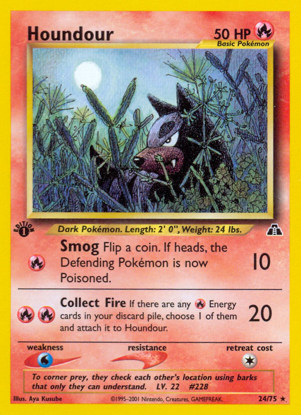 Houndour (24/75) [Neo Discovery 1st Edition] - Card Brawlers | Quebec | Canada | Yu-Gi-Oh!