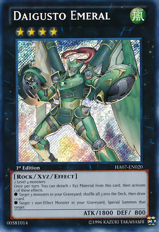 Daigusto Emeral [HA07-EN020] Secret Rare - Card Brawlers | Quebec | Canada | Yu-Gi-Oh!