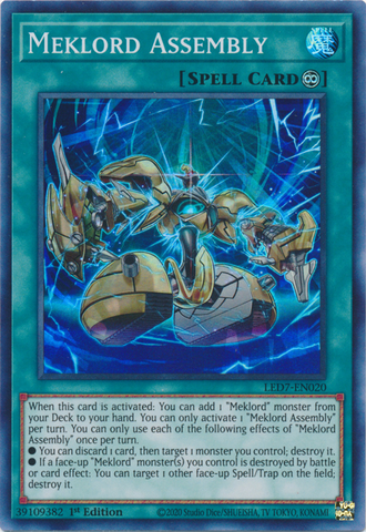 Meklord Assembly [LED7-EN020] Super Rare - Card Brawlers | Quebec | Canada | Yu-Gi-Oh!