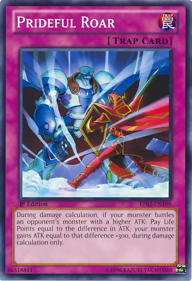 Prideful Roar [BP02-EN199] Mosaic Rare - Card Brawlers | Quebec | Canada | Yu-Gi-Oh!