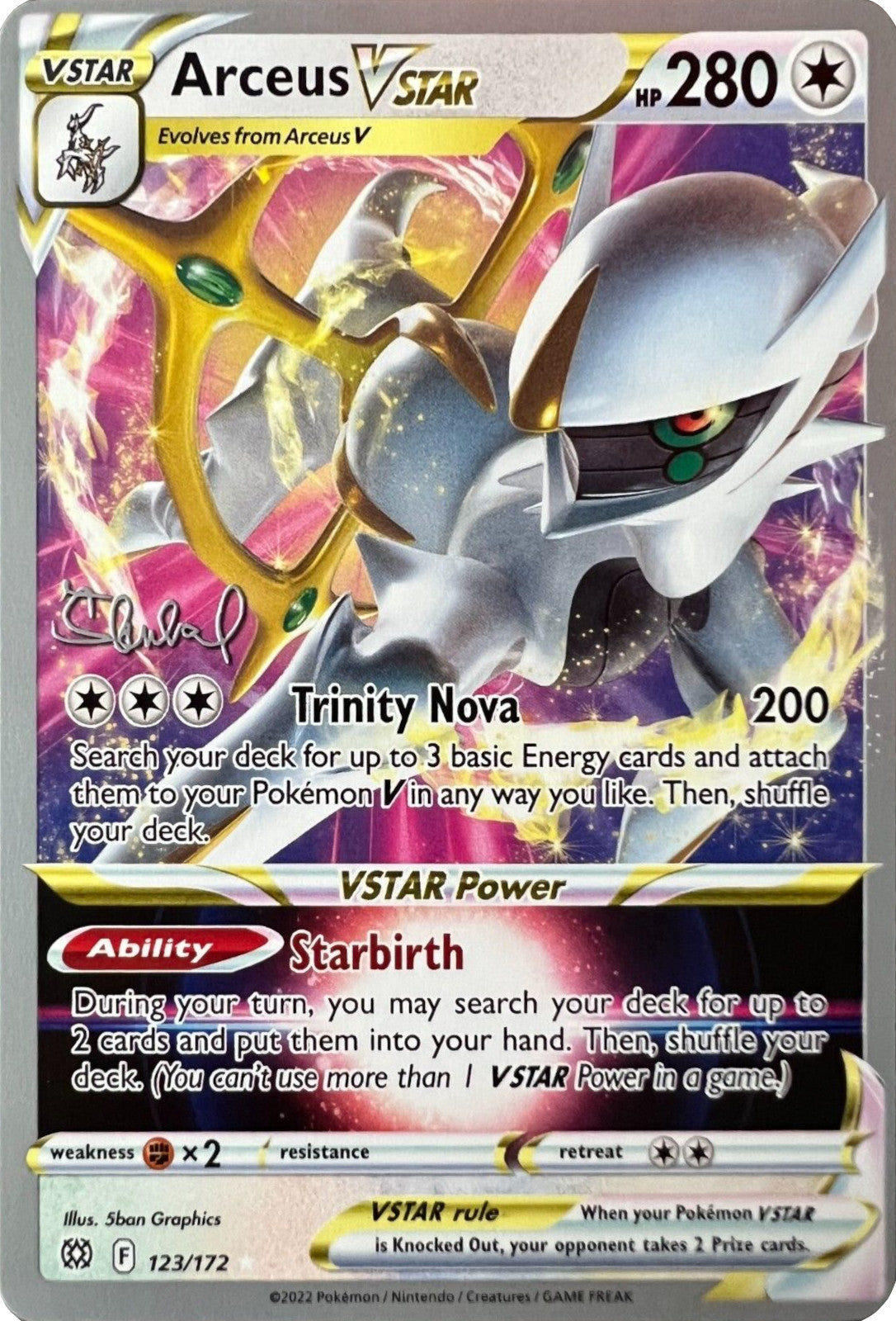 Arceus VSTAR (123/172) (ADP - Ondrej Skubal) [World Championships 2022] - Card Brawlers | Quebec | Canada | Yu-Gi-Oh!