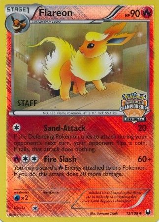 Flareon (12/108) (Regional Championship 2013 Promo Staff) [Black & White: Dark Explorers] - Card Brawlers | Quebec | Canada | Yu-Gi-Oh!