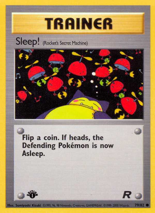Sleep! (79/82) [Team Rocket 1st Edition] - Card Brawlers | Quebec | Canada | Yu-Gi-Oh!