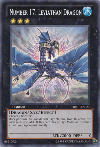 Number 17: Leviathan Dragon [BP01-EN027] Rare - Yu-Gi-Oh! - Card Brawlers | Quebec | Canada |