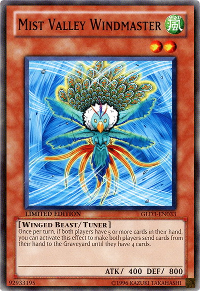 Mist Valley Windmaster [GLD3-EN033] Common - Card Brawlers | Quebec | Canada | Yu-Gi-Oh!