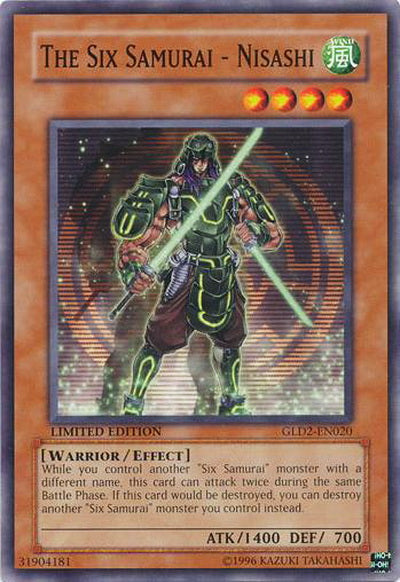 The Six Samurai - Nisashi [GLD2-EN020] Common - Card Brawlers | Quebec | Canada | Yu-Gi-Oh!