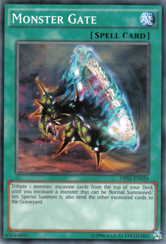 Monster Gate [OP01-EN024] Common - Yu-Gi-Oh! - Card Brawlers | Quebec | Canada |