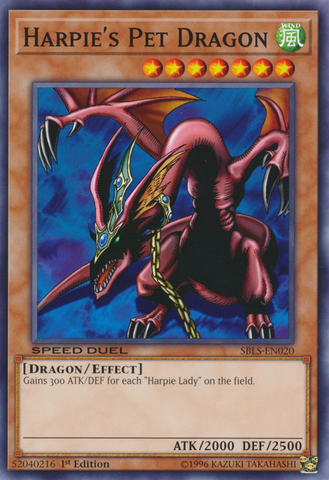 Harpie's Pet Dragon [SBLS-EN020] Common - Card Brawlers | Quebec | Canada | Yu-Gi-Oh!