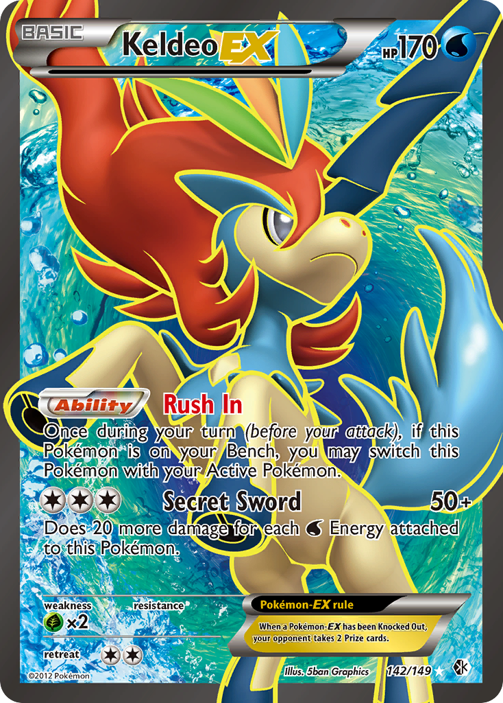 Keldeo EX (142/149) [Black & White: Boundaries Crossed] - Card Brawlers | Quebec | Canada | Yu-Gi-Oh!