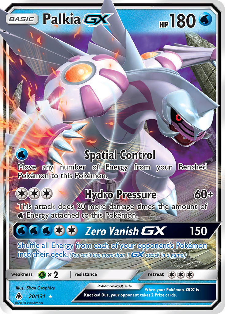 Palkia GX (20/131) [Sun & Moon: Forbidden Light] - Card Brawlers | Quebec | Canada | Yu-Gi-Oh!