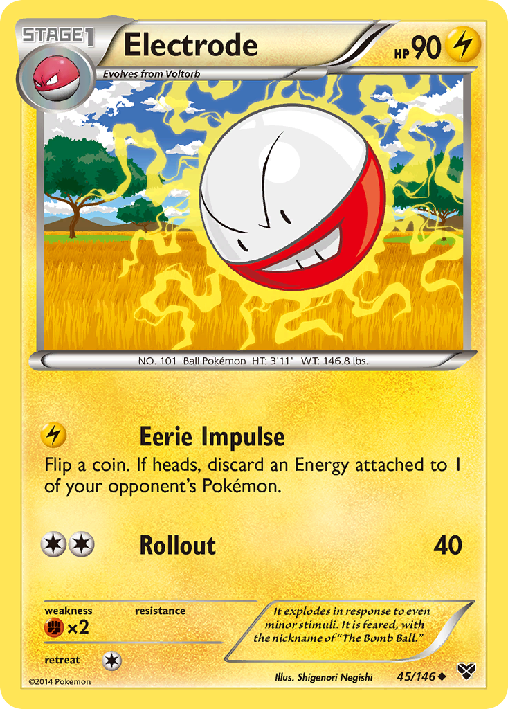 Electrode (45/146) [XY: Base Set] - Card Brawlers | Quebec | Canada | Yu-Gi-Oh!